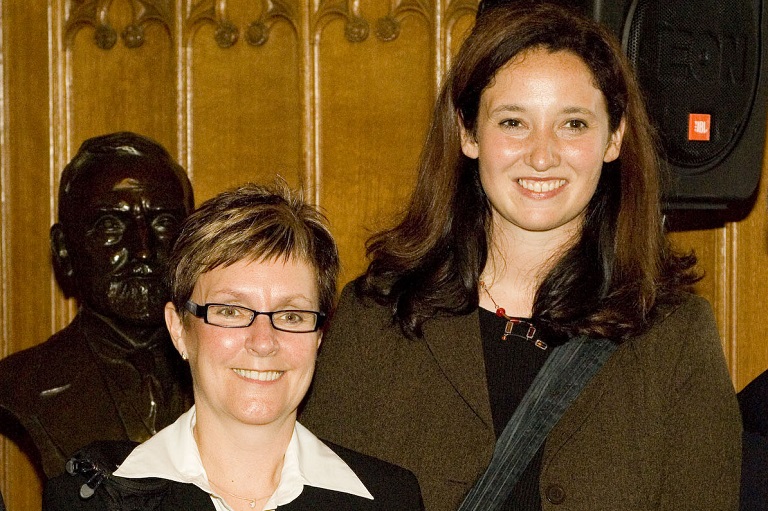 Kim Chagnon and Mary Scott, recipients of the 2006 Governor General's Award for Excellence in Teaching Canadian History